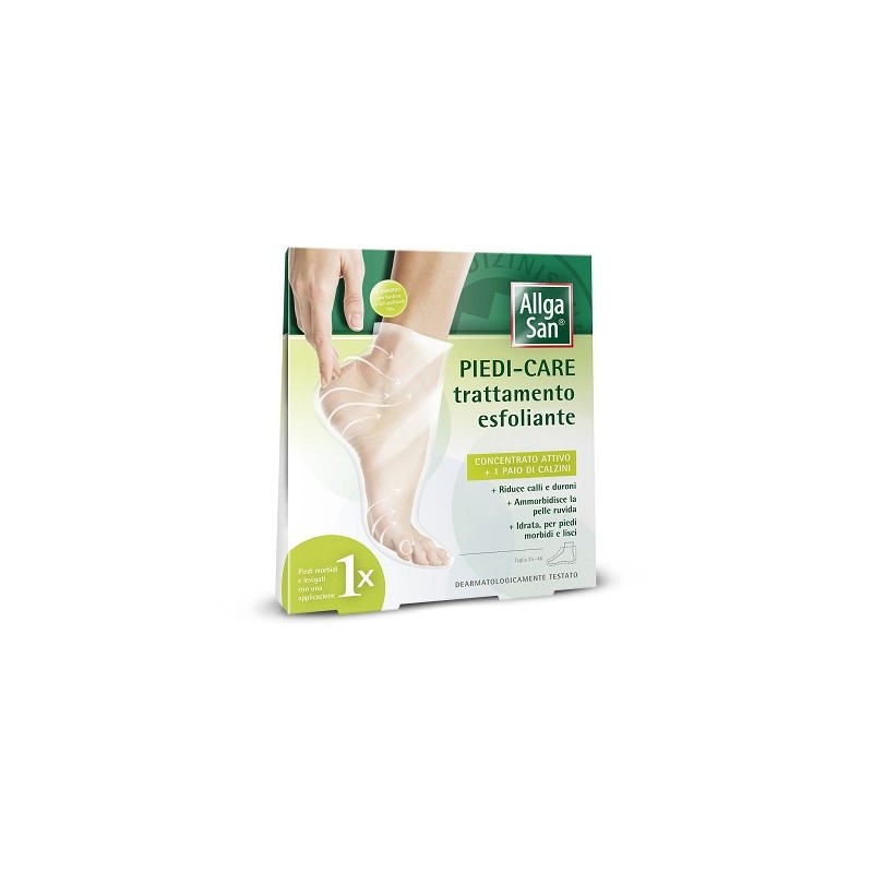 Allgasan piedi care trattamento esfoliante 2 buste monodose