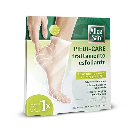 Allgasan piedi care trattamento esfoliante 2 buste monodose