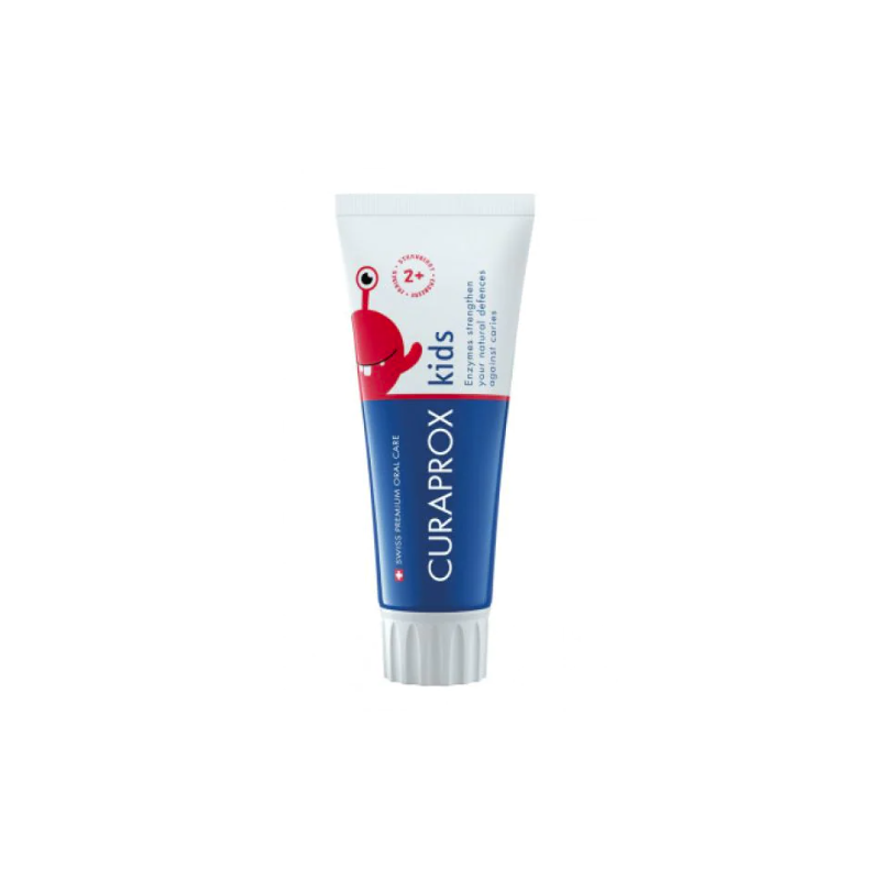 Curaprox kids toothpaste strawberry flavor 950ppm 60 ml Curaprox kids toothpaste strawberry flavor 950ppm 60 ml