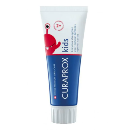 Curaprox kids toothpaste strawberry flavor 950ppm 60 ml Curaprox kids toothpaste strawberry flavor 950ppm 60 ml