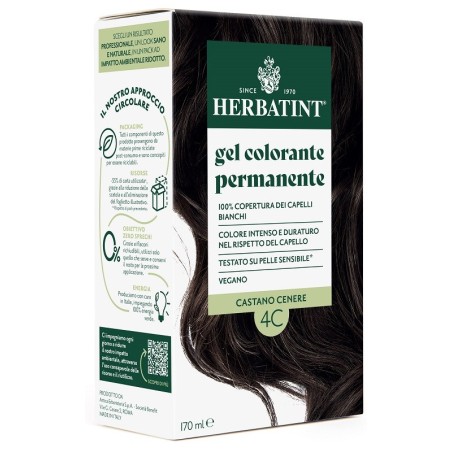 Herbatint 4c castano cenere 170 ml Herbatint 4c castano cenere 170 ml