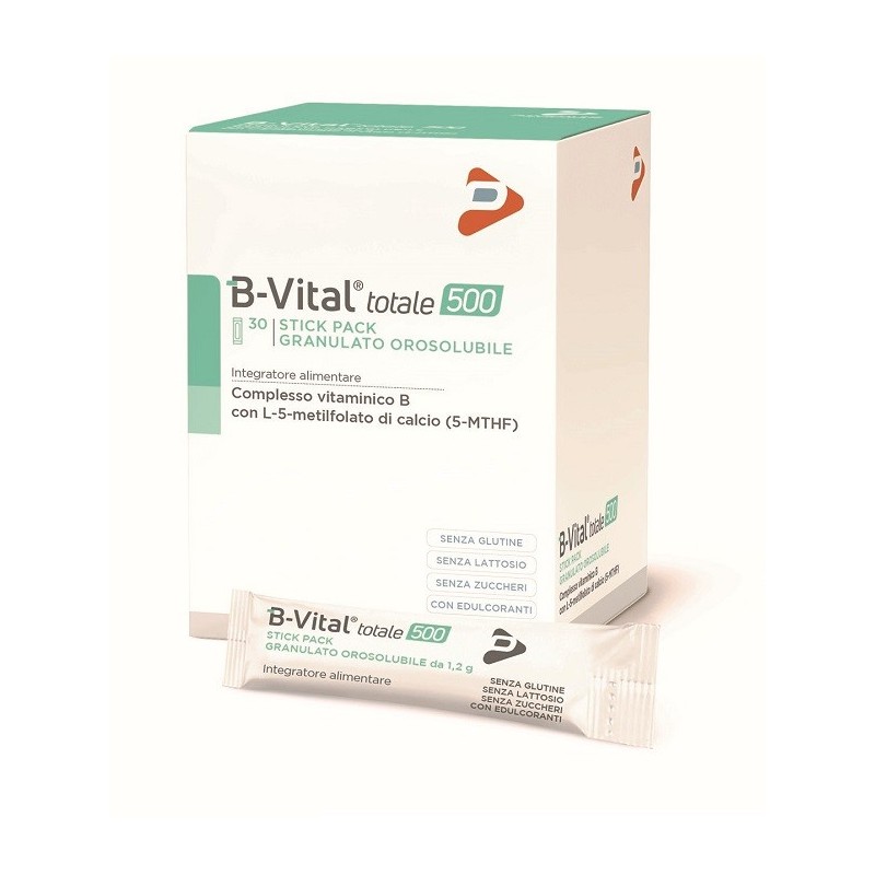 B-vital totale 500 30 stick pack da 1,2 g B-vital totale 500 30 stick pack da 1,2 g