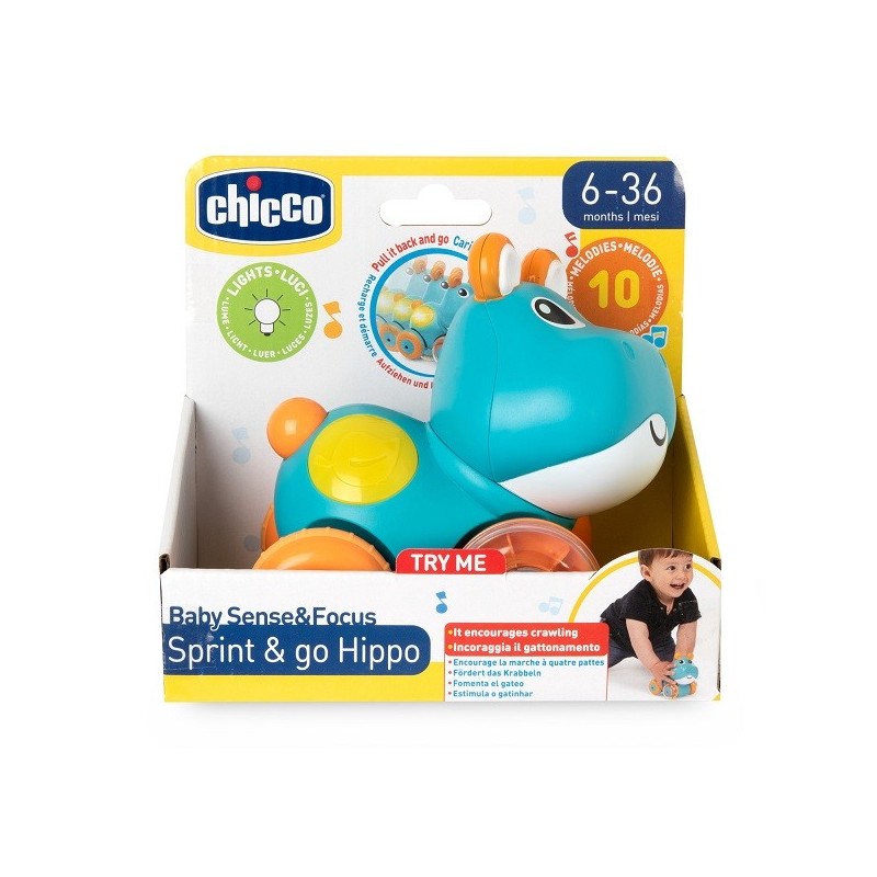 Chicco gioco baby sense&focus hippo sprint&go