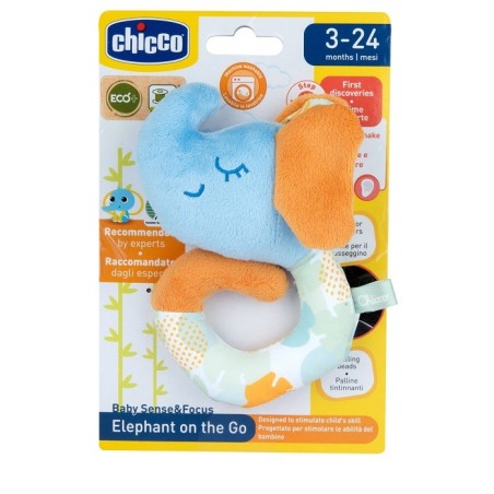 Chicco gioco baby sense&focus trillino soft elefante eco+
