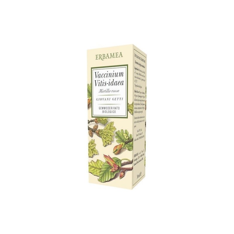 Vaccinium vitis idaea mirtillo rosso bio 50 ml