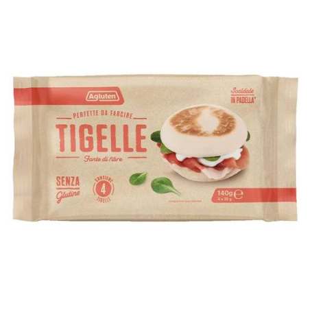 Agluten tigelle 4 pezzi da 35 g