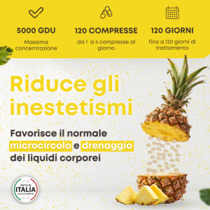 Natugea bromelina 5000 5000 gdu/g 120 compresse