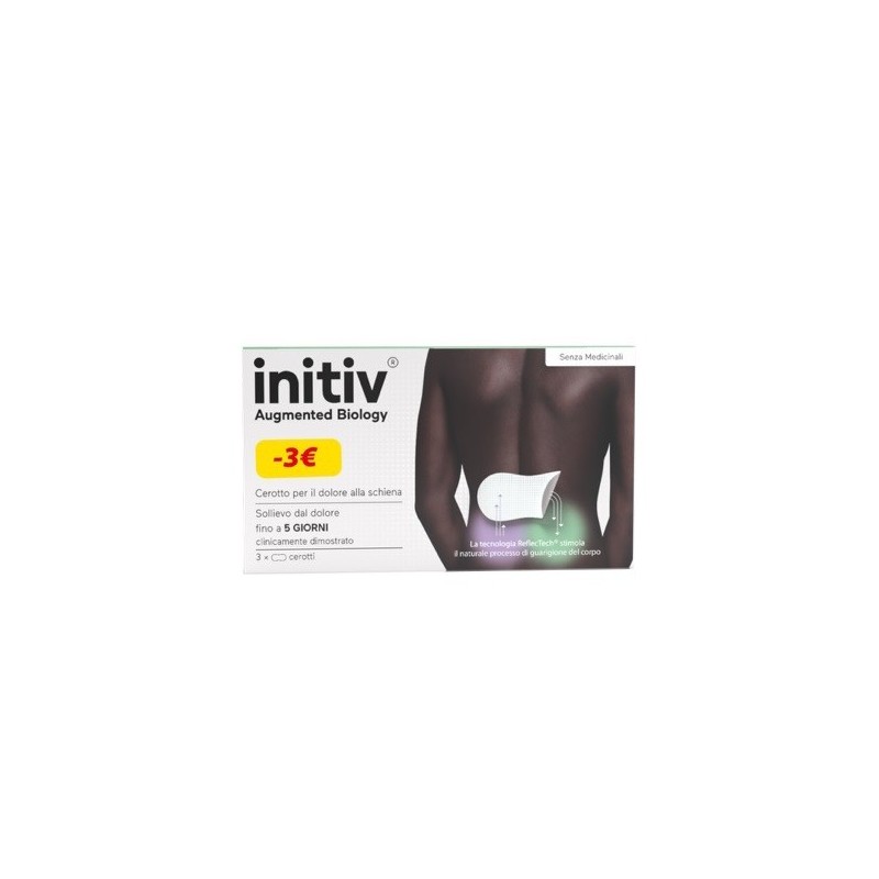 Cerotto dolore schiena initiv 3 pezzi promo