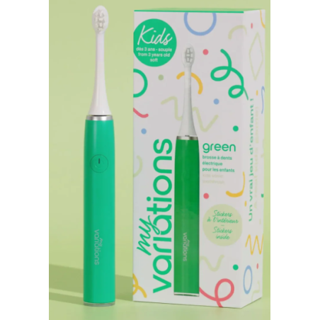 Myvariations spazzolino elettrico sonico bambini verde