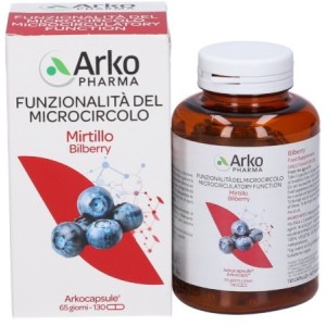 Arkocapsule funzionalita' microcircolo mirtillo 130 capsule