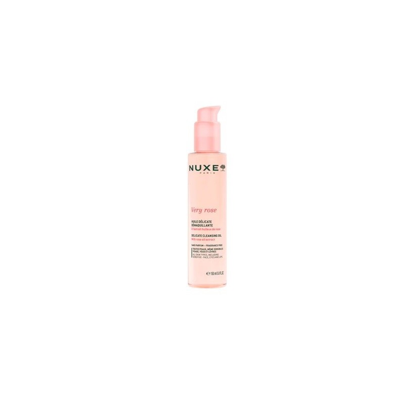 Nuxe very rose delicate cleansing oil 150 ml