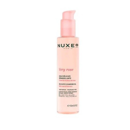 Nuxe very rose delicate cleansing oil 150 ml