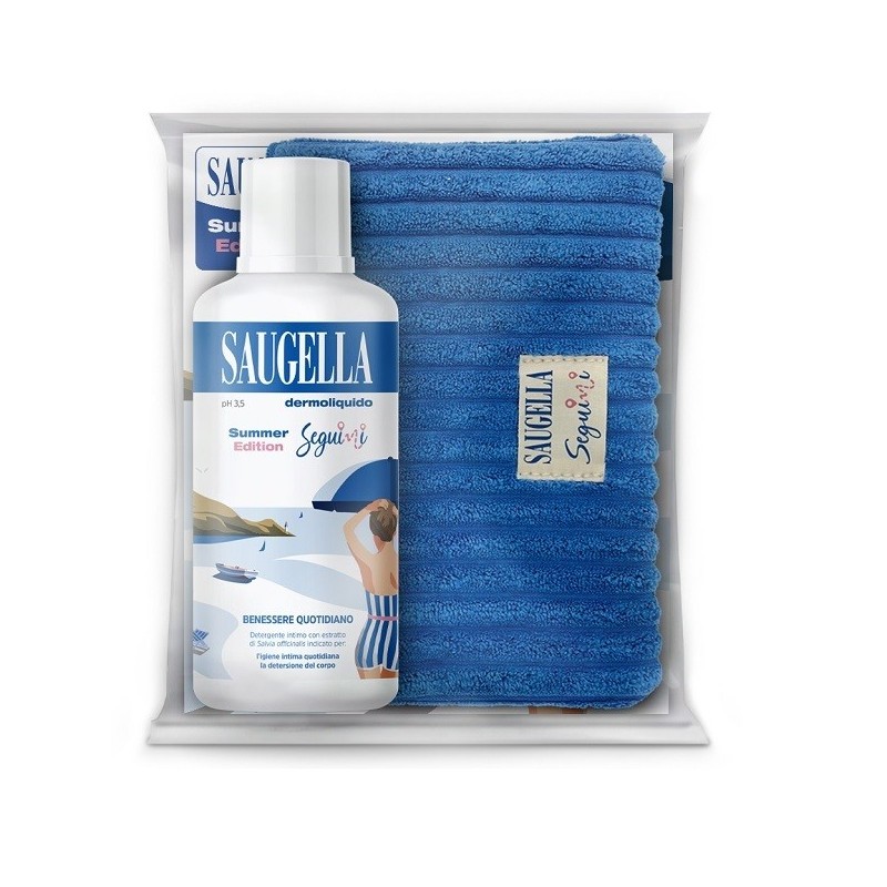 Saugella seguimi bundle dermoliquido 500 ml + gadget pochette Saugella seguimi bundle dermoliquido 500 ml + gadget pochette