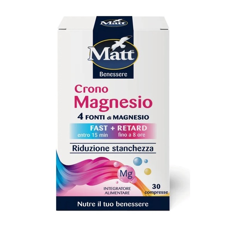 Matt crono magnesio 30 compresse Matt crono magnesio 30 compresse