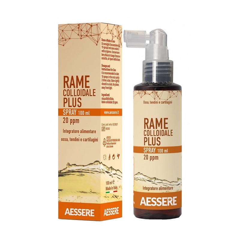 Rame colloidale plus spray 20ppm 100 ml