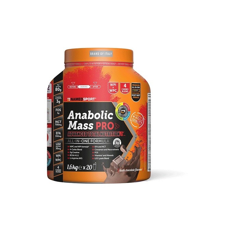 Anabolic mass pro dark chocolate 1600 g