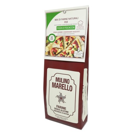 Mix di farine naturali per pizza e focaccia 500 g