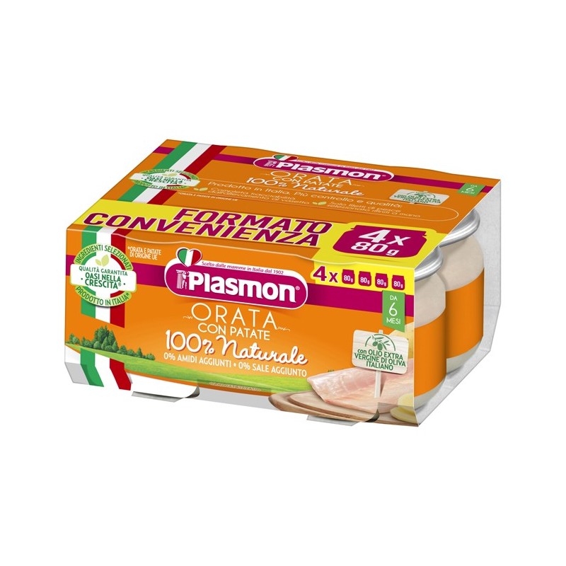 Plasmon orata con patate 4 x 80 g