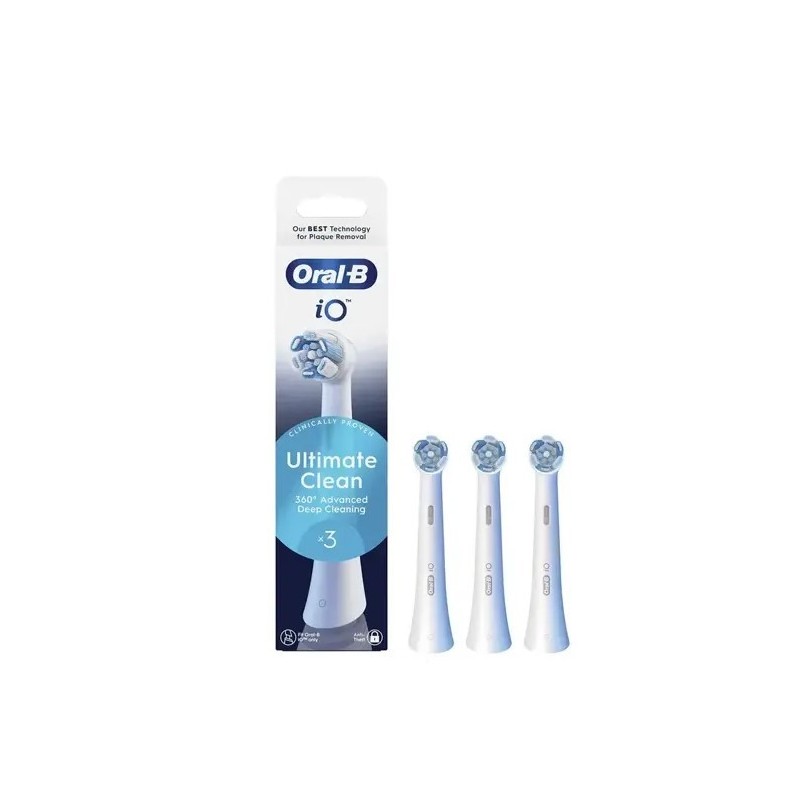Oralb power refill io ultra clean white 3 pezzi Oralb power refill io ultra clean white 3 pezzi