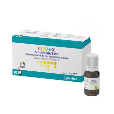 Codex orale sosp 10 flaconcini 5 mld 8 ml