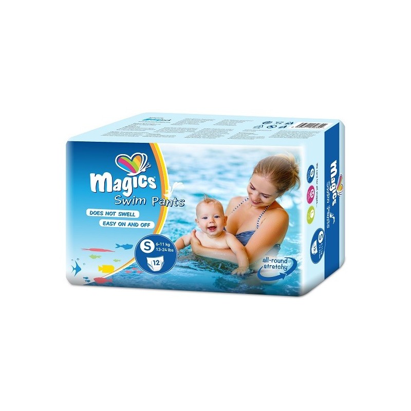 Magics swimpants small 12 pezzi