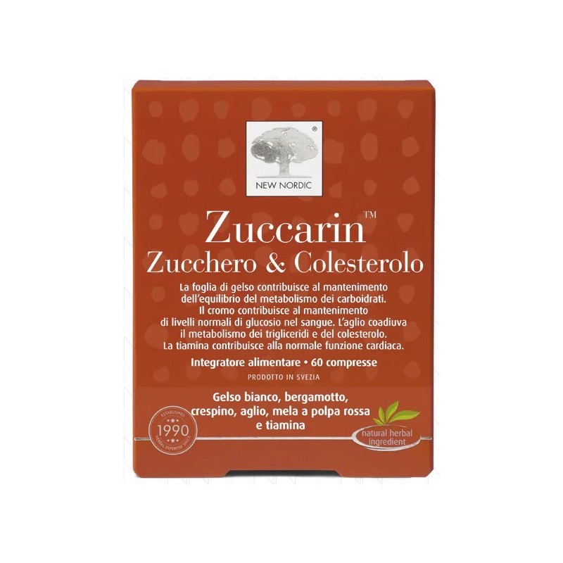 Zuccarin zucchero & colesterolo 60 compresse