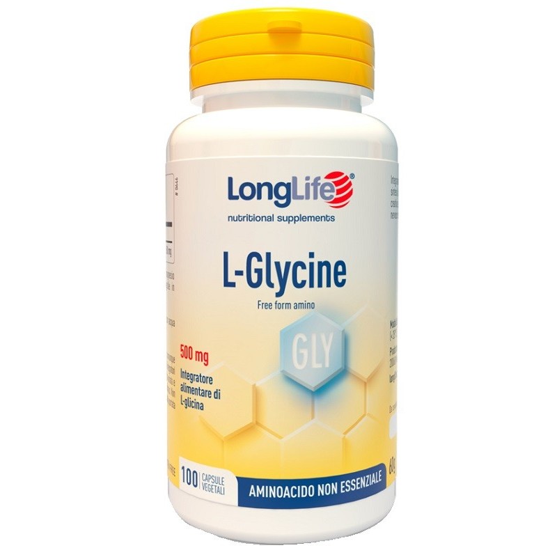 Longlife l-glycine 500 mg 100 capsule vegetali