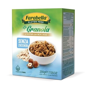 Farabella gluten free la granola d'avena con nocciole senzazuccheri senza lattosio 200 g