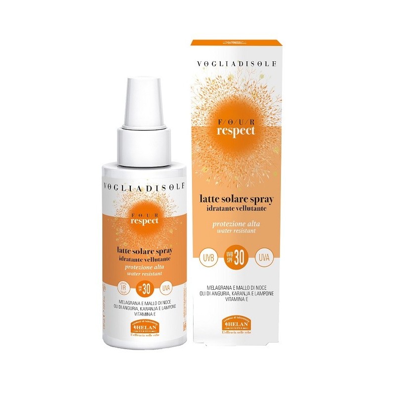 Voglia di sole four respect latte solare spray spf30 150 ml