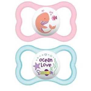 Mam air succhietto 16+ mesi silicone femmina 2 pezzi