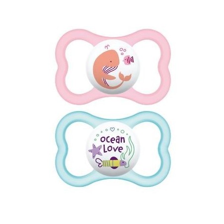 Mam air succhietto 16+ mesi silicone femmina 2 pezzi