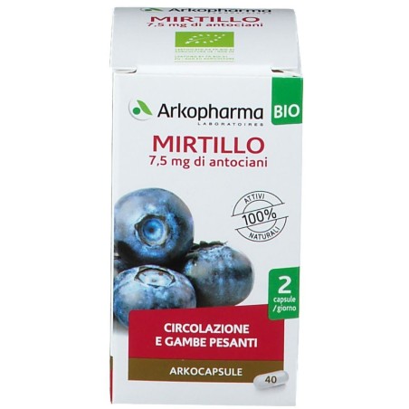 Arkocapsule funzionalita' microcircolo mirtillo 40 capsule