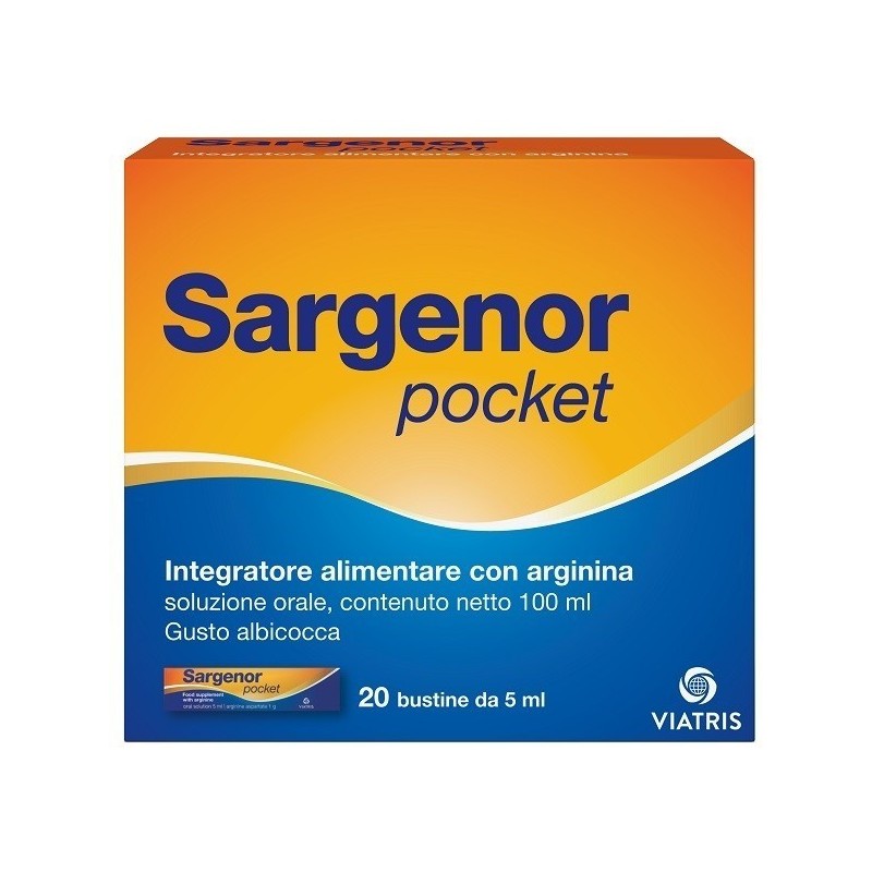 Sargenor pocket 20 bustine da 5 ml Sargenor pocket 20 bustine da 5 ml