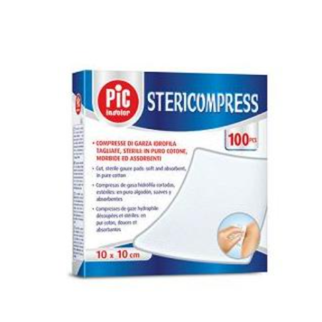 Garza stericompress 20x20 24 busti da 25 pezzi