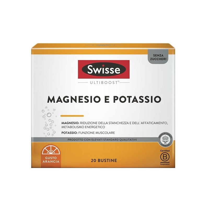 Swisse ultiboost magnesio e potassio 20 bustine