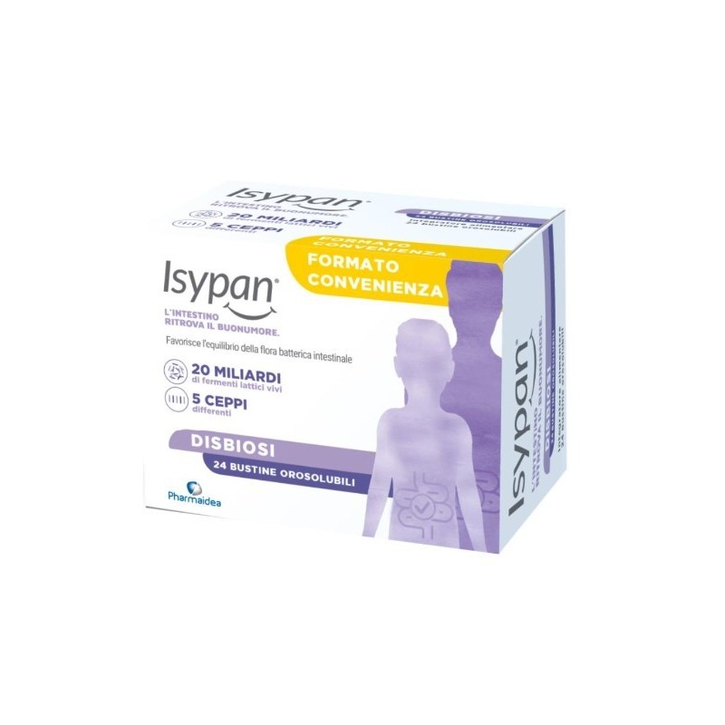 Isypan disbiosi 24 bustine orosolubili