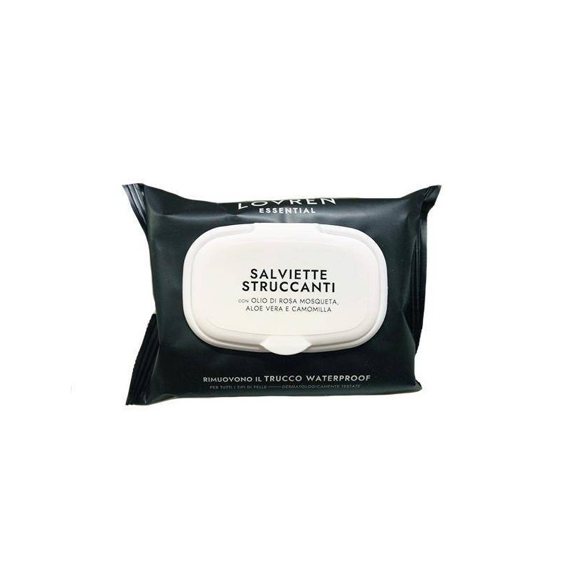 Salviette struccanti waterproof 20 pezzi