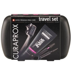 Curaprox black is white travel set