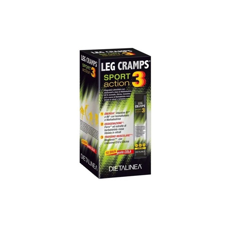 Leg cramps sport 10 stick pack dietalinea