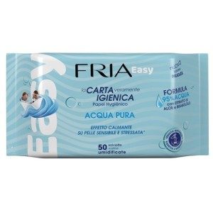Fria easy carta igienica acqua pura effetto calmante 50 salviette