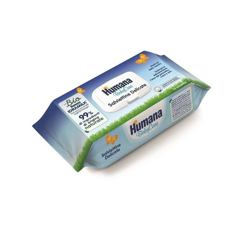 Humana baby care salviette 72 pezzi
