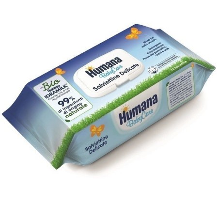 Humana baby care salviette 72 pezzi