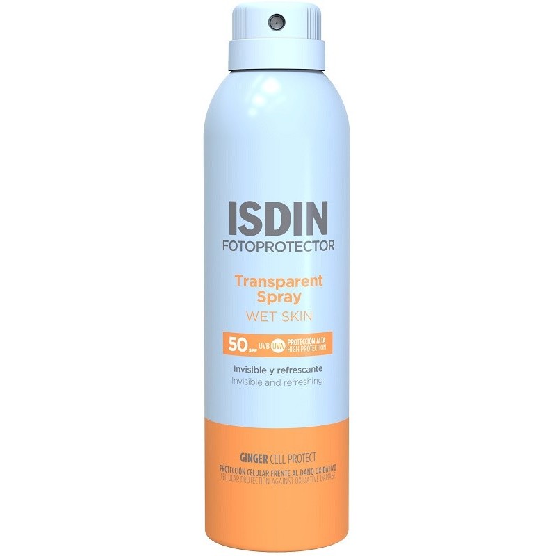 Transparent spray wet skin spf50 250 ml