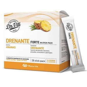 Dr viti drenante forte ananas 28 stick pack senza zuccheri