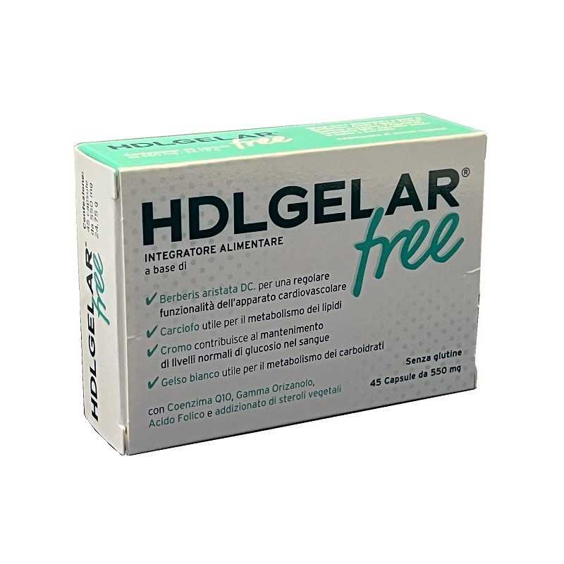 Hdlgelar free 45 capsule da 550 mg Hdlgelar free 45 capsule da 550 mg