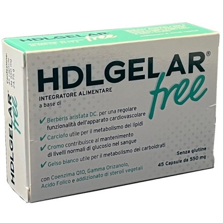 Hdlgelar free 45 capsule da 550 mg Hdlgelar free 45 capsule da 550 mg