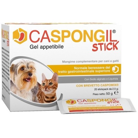 Caspongil stick gel appetibile 20 stickpack da 2,5 g