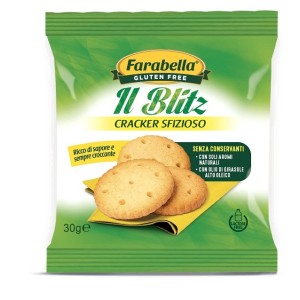 Farabella gluten free il blitz cracker sfizioso senza lattosio 30 g