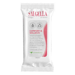Saugella poligyn salviettine 15 pezzi