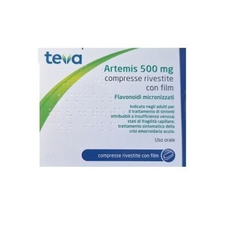 Artemis 30 compresse riv 500 mg